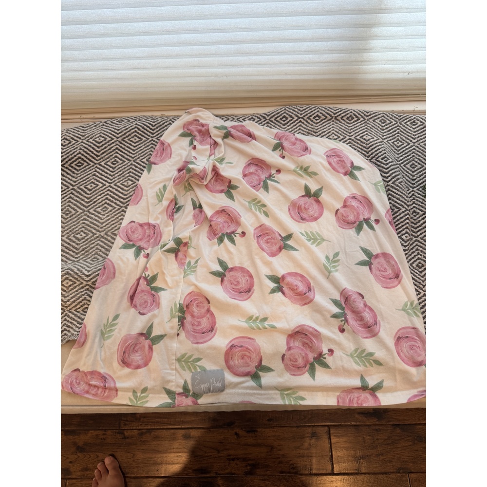 Copper Pearl Pink Rose Car Seat Cover
